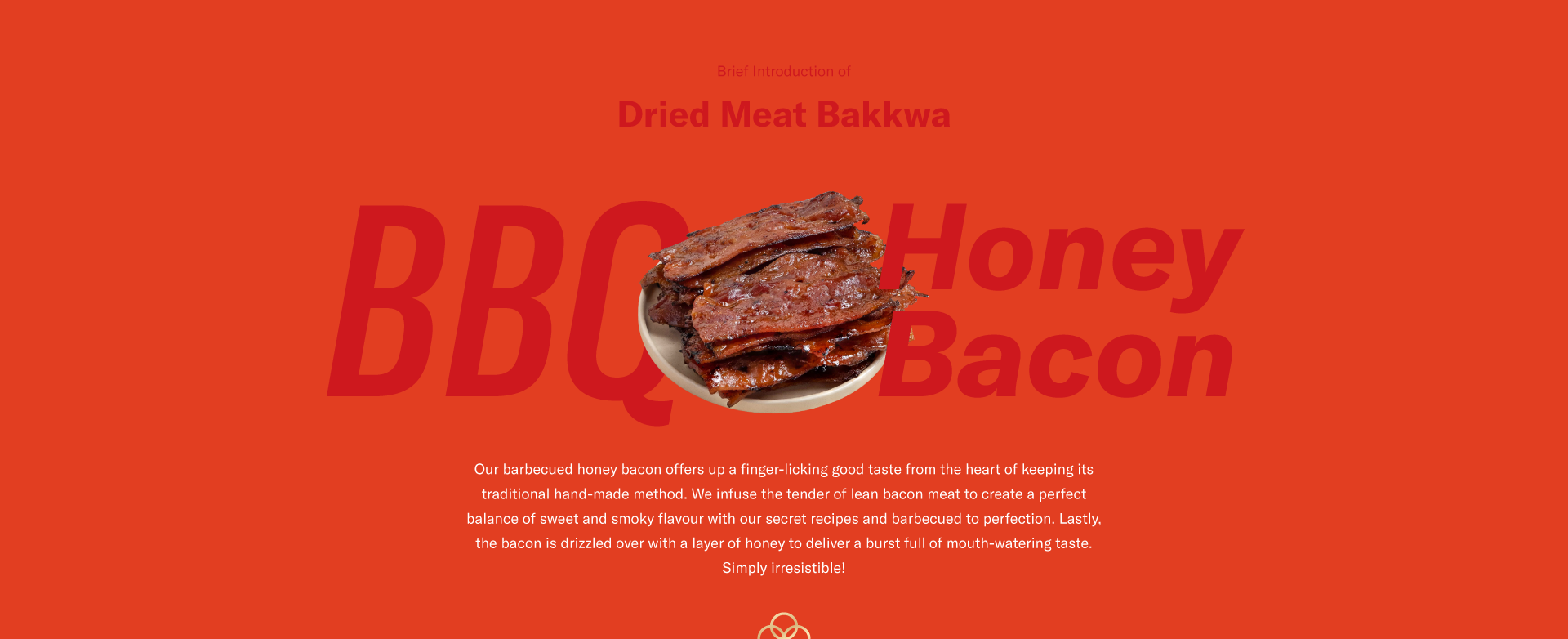 BBQ Honey Bacon description