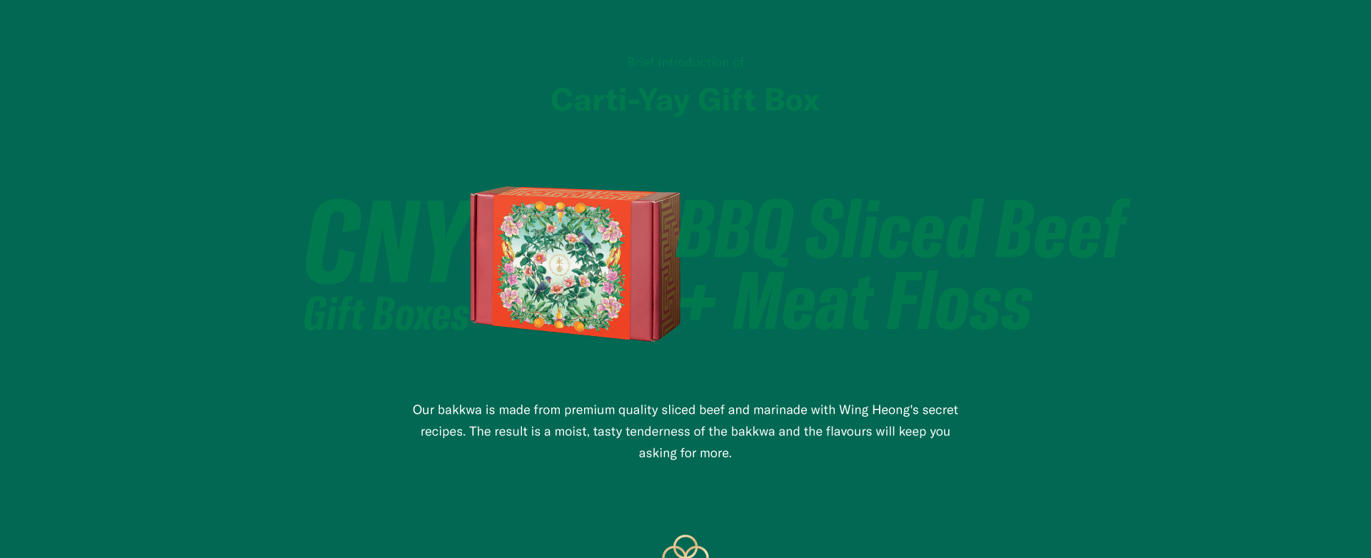 Wing Heong Festive Give Box with BBQ Beef